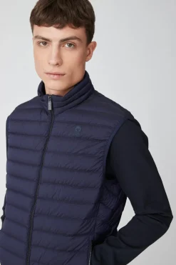 Astor 2.0-Gilet Blu In Nylon Cangiante