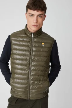 Astor-Gilet Verde Militare In Lacquer