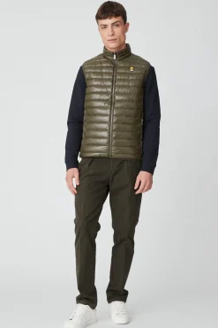 Astor-Gilet Verde Militare In Lacquer
