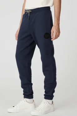 Bates-Pantaloni Blu In Felpa