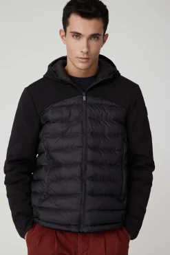 Braxton-Giacca Nera Reversibile In Softshell
