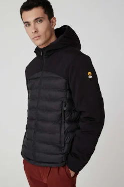 Braxton-Giacca Nera Reversibile In Softshell