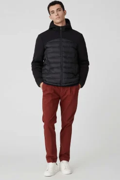 Braxton-Giacca Nera Reversibile In Softshell