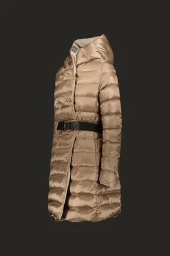 Cappotto Beige Reversibile In Softshell