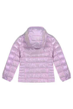 Carrie Baby Girl-Piumino Rosa Iridescente