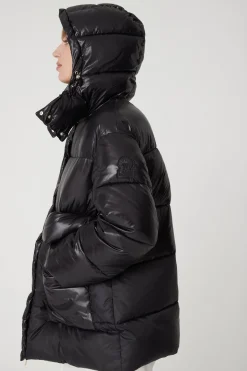Chamonix-Parka Nero Da Donna Lab00