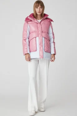 Chamonix-Parka Rosa Da Donna Lab00