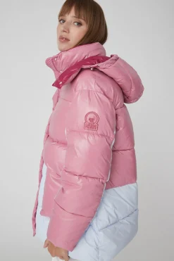 Chamonix-Parka Rosa Da Donna Lab00