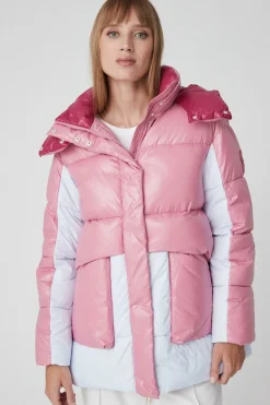 Chamonix-Parka Rosa Da Donna Lab00