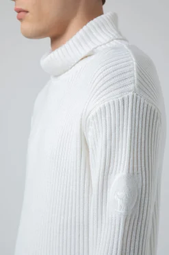 Chris-Maglia Bianca A Collo Alto