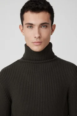 Chris-Maglia Verde A Collo Alto