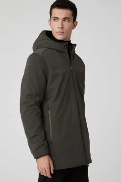 Clem-Giacca Verde Militare In Softshell