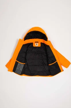 Cooper Boy- Piumino Arancione Con Cappuccio