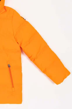Cooper Boy- Piumino Arancione Con Cappuccio