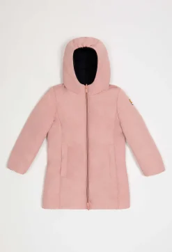 Cruly Girl-Giacca Reversibile Nera E Rosa
