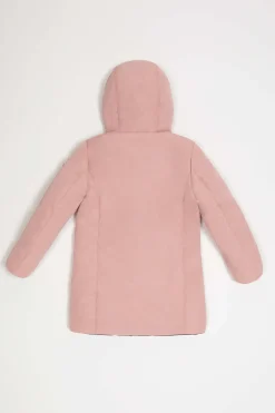 Cruly Girl-Giacca Reversibile Nera E Rosa