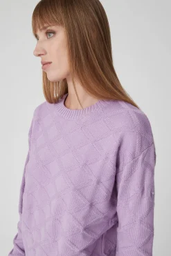 Dany-Maglia Lilla A Rombi