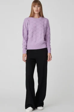 Dany-Maglia Lilla A Rombi