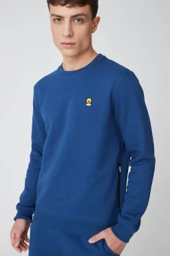 Der-Felpa Bluette Girocollo
