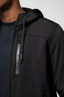Doug-Felpa Nera In Softshell