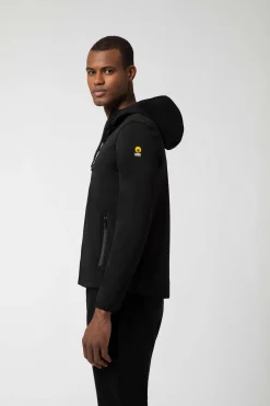 Doug-Felpa Nera In Softshell