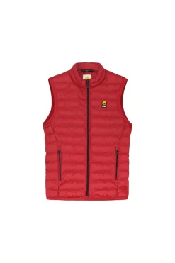 Elia Boy-Gilet Rosso Da Bambino