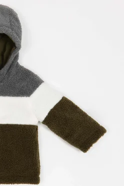 Eliot Baby Boy-Giacca Reversibile Verde E Grigia