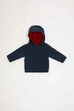 Eliot Baby Boy-Giacca Reversibile Blu E Bordeaux