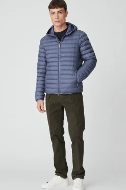 Franklin 2.0-Piumino Azzurro Con Cappuccio