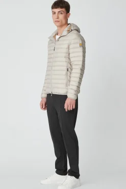 Franklin 2.0-Piumino Beige Con Cappuccio