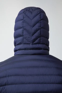 Franklin 2.0-Piumino Blu Intenso Con Cappuccio