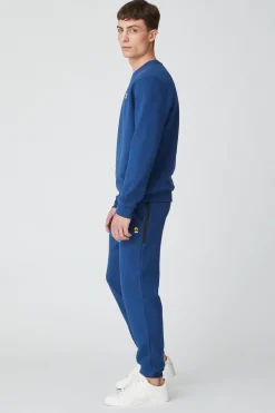 Gar-Pantaloni Bluette In Felpa