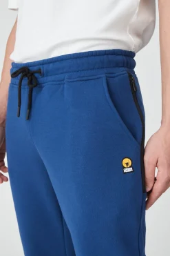 Gar-Pantaloni Bluette In Felpa