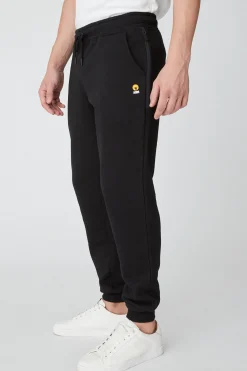 Gar-Pantaloni Neri In Felpa
