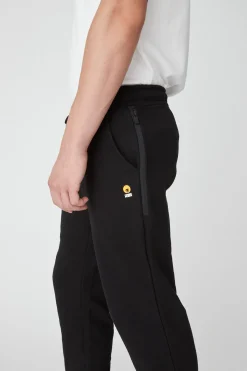 Gar-Pantaloni Neri In Felpa