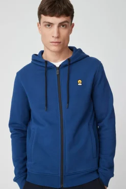 Hazy-Felpa Bluette Con Zip