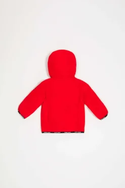Henry Baby Jr-Giacca Reversibile Rossa E Blu