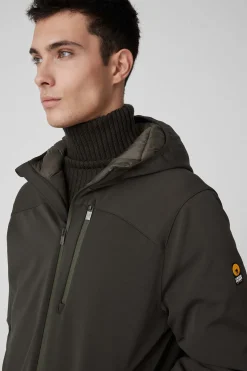 Jayden-Giacca Verde Corta In Softshell