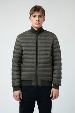 Jimiz-Bomber Blu E Verde Reversibile