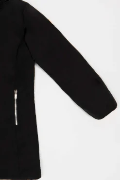Kalie Girl-Piumino Reversibile Nero E Rosa
