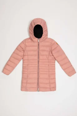 Kalie Girl-Piumino Reversibile Nero E Rosa