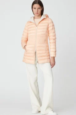 Kalie-Piumino Beige Reversibile In Taffettas