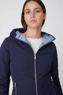 Kalie-Piumino Blu Lungo Reversibile