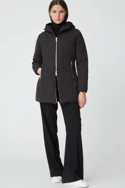 Kalie-Piumino Nero Lungo Reversibile