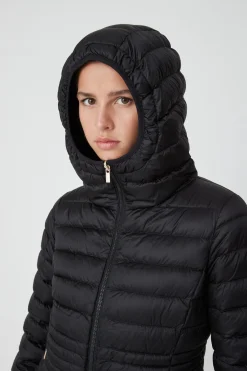 Kalie-Piumino Nero Lungo Reversibile