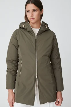 Kalie-Piumino Verde Lungo Reversibile