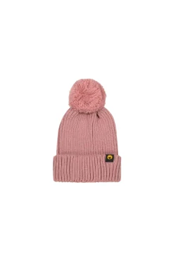 Kara Girl-Cappello Rosa Con Ponpon