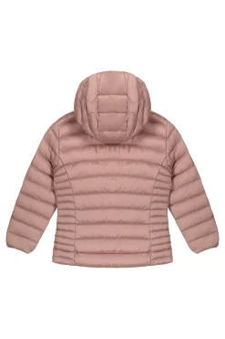 Karis Girl-Piumino Rosa Con Cappuccio