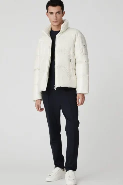 Kibo-Piumino Bianco Full Zip Lab00