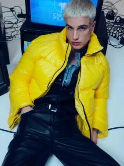 Kibo-Piumino Giallo Full Zip Lab00